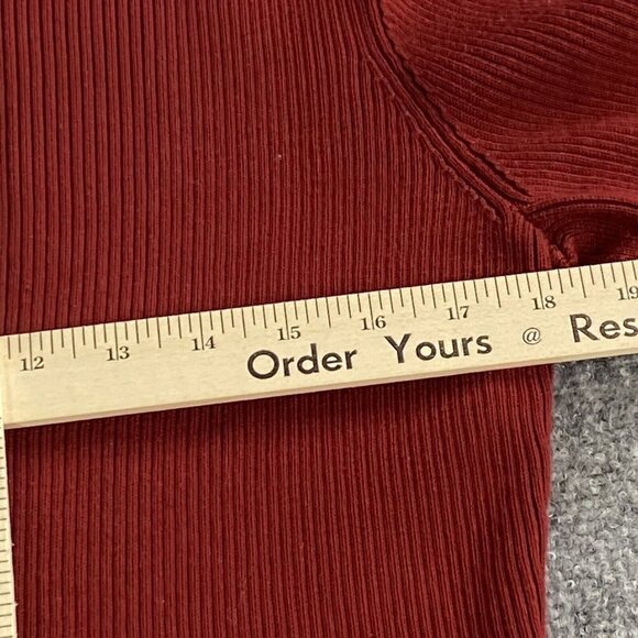 Casual Corner Annex Sweater Twin Set Womens PM Red Maroon VTG 2-Pc Knitwear - Picture 11 of 16